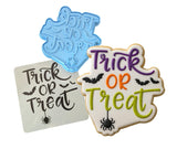 Trick or Treat Cookie Cutter Outline & Stamp #2 Halloween / Fall Cookie Cutter Lady 