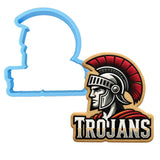 Trojans Words 2 Cookie Cutter | Stamp | Stencil - SHARP EDGES - FAST Shipping - Choose Your Own Size! #1 Cookie Cutter Lady LITTLE - 3 Inches (7.62cm) Cookie Cutter ONLY (Outline) 