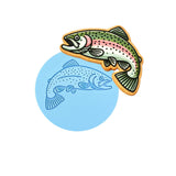 Trout 1 Cookie Cutter | Stamp | Stencil - SHARP EDGES - FAST Shipping - Choose Your Own Size! #1 Cookie Cutter Lady LITTLE - 3 Inches (7.62cm) Debosser ONLY 