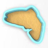 a cookie cutter shaped like the shape of a liver