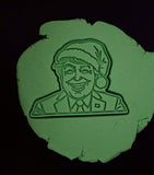 Trump Santa Cookie Cutter | Stamp | Stencil - SHARP EDGES - FAST Shipping - Choose Your Own Size! #1 Cookie Cutter Lady 