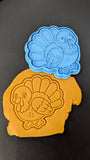 Turkey Cute Cookie Cutter | Stamp | Stencil | Debosser #1a Cookie Cutter Lady 