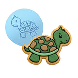 Turtle Cookie Cutter | Stamp | Stencil #1 Beach / Summer Cookie Cutter Lady MINI - 2 Inches (5cm) Debosser ONLY 