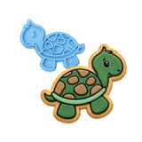 Turtle Cookie Cutter | Stamp | Stencil #1 Beach / Summer Cookie Cutter Lady MINI - 2 Inches (5cm) Stamp ONLY 