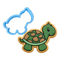 Turtle Cookie Cutter | Stamp | Stencil #1 Beach / Summer Cookie Cutter Lady MINI - 2 Inches (5cm) Cookie Cutter ONLY (Outline) 