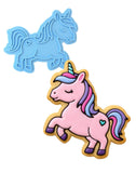 Unicorn Body Cookie Cutter | Stamp | Stencil #4 Animals & Dinosaurs Cookie Cutter Lady MINI - 2 Inches (5cm) Stamp ONLY 