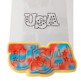 USA Stars Cookie Cutter Outline & Stamp 1 St Pats / July 4th Cookie Cutter Lady 