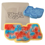 USA Stars Cookie Cutter Outline & Stamp 1 St Pats / July 4th Cookie Cutter Lady 