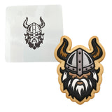 Viking Cookie Cutter | Stamp | Stencil #1 Boys/ Army / Outdoorsman Cookie Cutter Lady MINI - 2 Inches (5cm) Stencil ONLY 