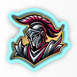 a stylized image of a roman soldier