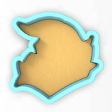 a cookie cutter shaped like the shape of a head