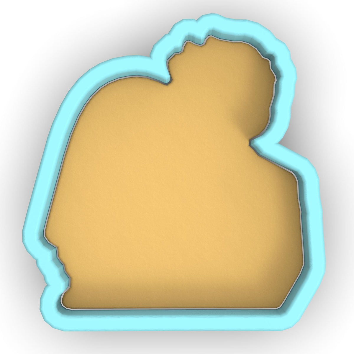 a cookie cutter shaped like the shape of a state