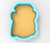 A 3D rendering of a cookie cutter in the shape of a heart.
