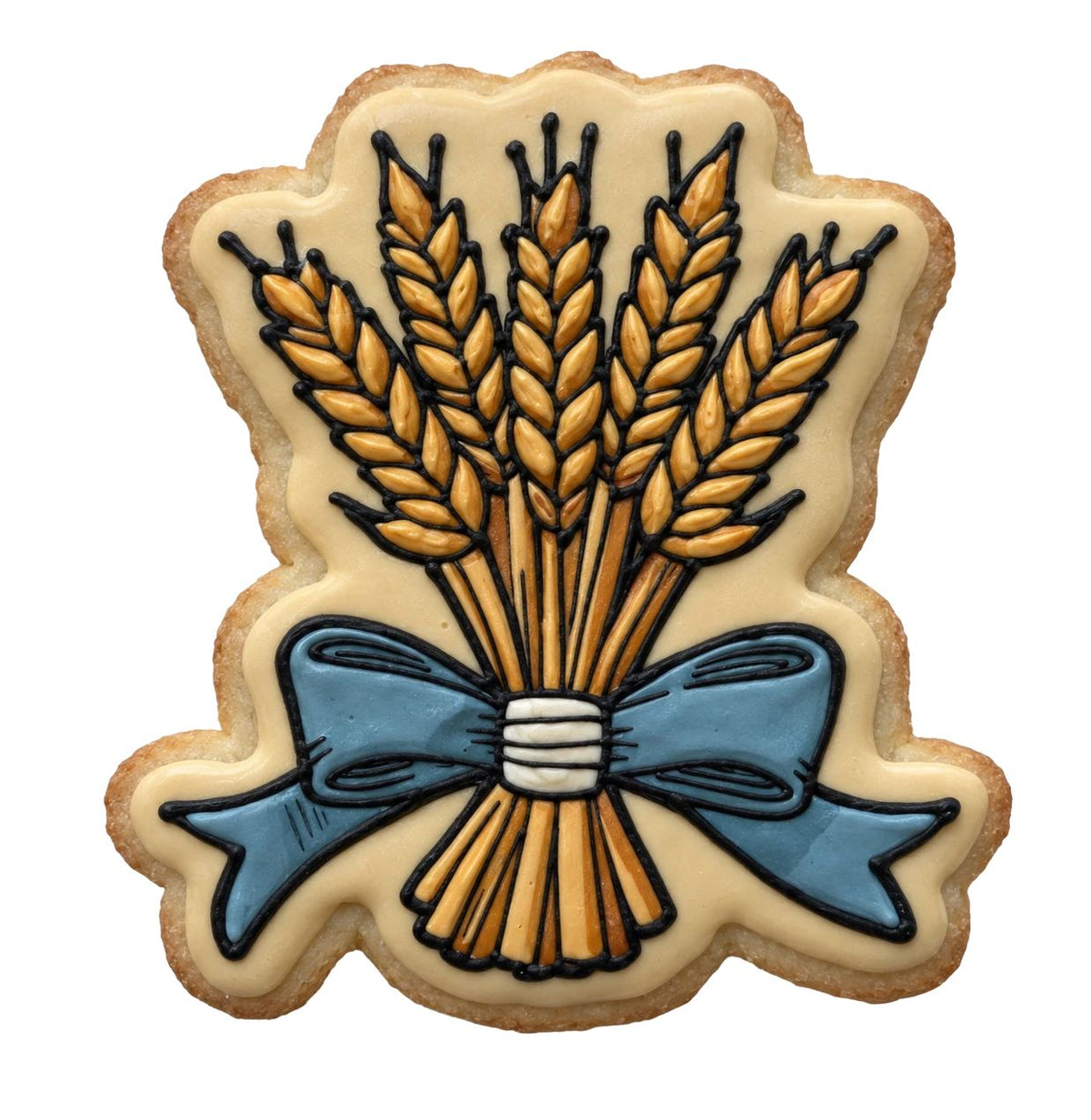 Wheat Bow Cookie Cutter | Stamp | Stencil - SHARP EDGES - FAST Shipping - Choose Your Own Size! #1 Cookie Cutter Lady 