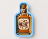 A cookie cutter shaped like a bottle of whiskey.