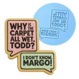 Why is the Carpet All Wet Cookie Cutter | Stamp | Stencil Xmas / Winter / NYE Cookie Cutter Lady MINI - 2 Inches (5cm) Debosser ONLY 