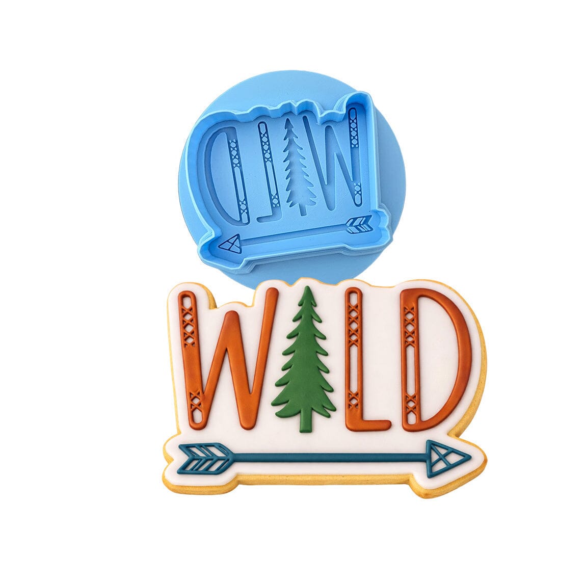 Wild Cookie Cutter | Stamp | Stencil #1 Wedding / Baby / V Day Cookie Cutter Lady MINI - 2 Inches (5cm) **BUNDLE** Cutter + Debosser 