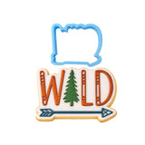 Wild Cookie Cutter | Stamp | Stencil #1 Wedding / Baby / V Day Cookie Cutter Lady MINI - 2 Inches (5cm) Cookie Cutter ONLY (Outline) 