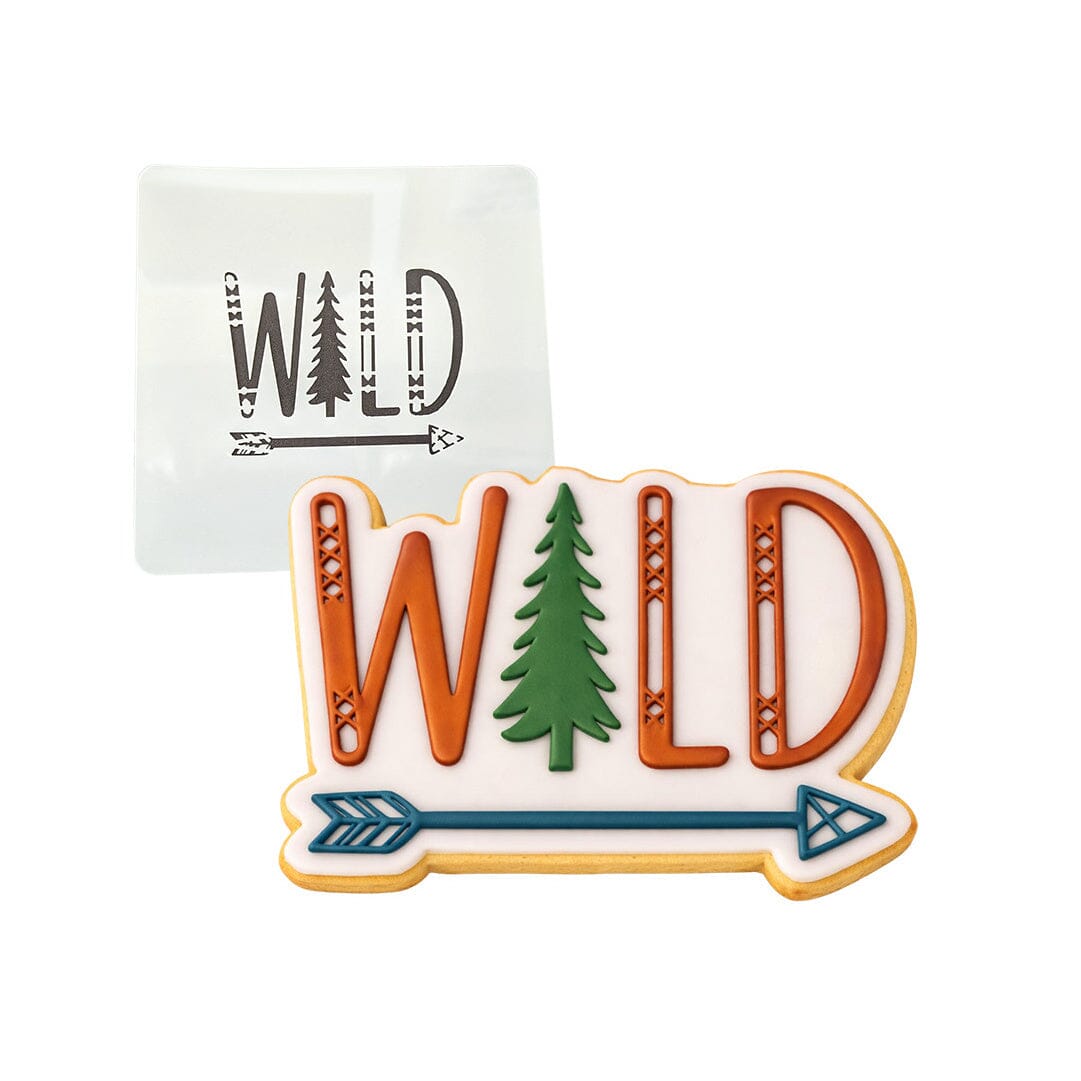 Wild Cookie Cutter | Stamp | Stencil #1 Wedding / Baby / V Day Cookie Cutter Lady MINI - 2 Inches (5cm) Stencil ONLY 