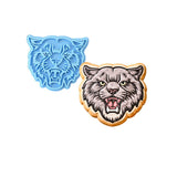 Wildcat Cookie Cutter | Stamp | Stencil #1 Animals & Dinosaurs Cookie Cutter Lady MINI - 2 Inches (5cm) Stamp ONLY 