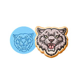 Wildcat Cookie Cutter | Stamp | Stencil #1 Animals & Dinosaurs Cookie Cutter Lady MINI - 2 Inches (5cm) Debosser ONLY 