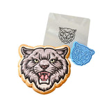 Wildcat Cookie Cutter | Stamp | Stencil #1 Animals & Dinosaurs Cookie Cutter Lady 