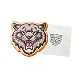 Wildcat Cookie Cutter | Stamp | Stencil #1 Animals & Dinosaurs Cookie Cutter Lady MINI - 2 Inches (5cm) Stencil ONLY 