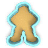 a cookie cutter shaped like a teddy bear