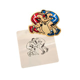 Wrestlers Tied Up Cookie Cutter | Stamp | Stencil - SHARP EDGES - FAST Shipping - Choose Your Own Size! #1 Cookie Cutter Lady LITTLE - 3 Inches (7.62cm) Stencil ONLY 