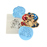 Wrestlers Tied Up Cookie Cutter | Stamp | Stencil - SHARP EDGES - FAST Shipping - Choose Your Own Size! #1 Cookie Cutter Lady LITTLE - 3 Inches (7.62cm) **FULL SET BUNDLE** Cutter + Stamp + Stencil + Debosser **BEST DEAL** 