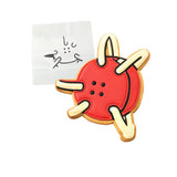 Wrestling Headgear Detailed Cookie Cutter Sports Cookie Cutter Lady MINI - 2 Inches (5cm) Stencil ONLY 