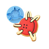 Wrestling Headgear Detailed Cookie Cutter Sports Cookie Cutter Lady MINI - 2 Inches (5cm) **BUNDLE** Cutter + Debosser 