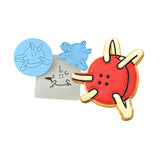Wrestling Headgear Detailed Cookie Cutter Sports Cookie Cutter Lady MINI - 2 Inches (5cm) **FULL SET BUNDLE** Cutter + Stamp + Stencil + Debosser **BEST DEAL** 