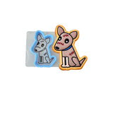 Zombie Dog Cookie Cutter | Stamp | Stencil #1 Halloween / Fall Cookie Cutter Lady MINI - 2 Inches (5cm) **BUNDLE** Cutter + Stencil 