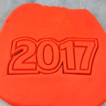 2017 Graduation Cookie Cutter  Outline & Stamp