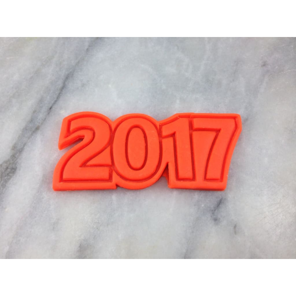 2017 Graduation Cookie Cutter  Outline & Stamp