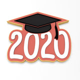 2020 Grad Cap Cookie Cutter | Stamp | Stencil #1