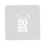 2023 Grad Cap Cookie Cutter | Stamp | Stencil #1 Wedding / Baby / V Day Cookie Cutter Lady MINI - 2 Inches (5cm) Stencil ONLY 