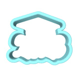 2023 Grad Cap Cookie Cutter | Stamp | Stencil #2 Wedding / Baby / V Day Cookie Cutter Lady MINI - 2 Inches (5cm) Cookie Cutter ONLY (Outline) 