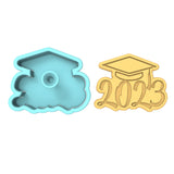 2023 Grad Cap Cookie Cutter | Stamp | Stencil #2 Wedding / Baby / V Day Cookie Cutter Lady 