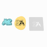 2nd Amendment Rifles Cookie Cutter | Stamp | Stencil #1