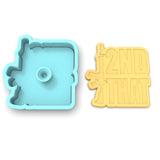 2nd That Gun Cookie Cutter | Stamp | Stencil #1