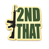 2nd That Gun Cookie Cutter | Stamp | Stencil #1