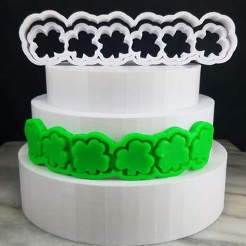 3 and 4 Leaf Clover Fondant Cake Cutters