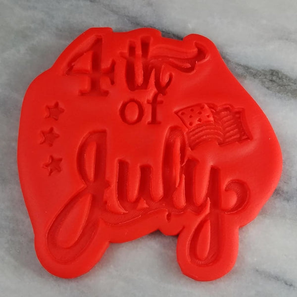 4th of July Cookie Cutter Outline & Stamp 1