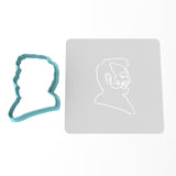 Abe Lincoln Cookie Cutter | Stamp | Stencil #1
