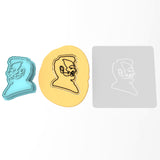 Abe Lincoln Cookie Cutter | Stamp | Stencil #1