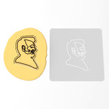 Abe Lincoln Cookie Cutter | Stamp | Stencil #1