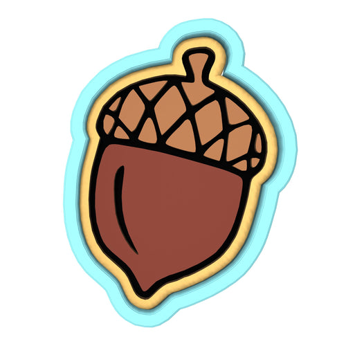 Acorn Cookie Cutter | Stamp | Stencil #1