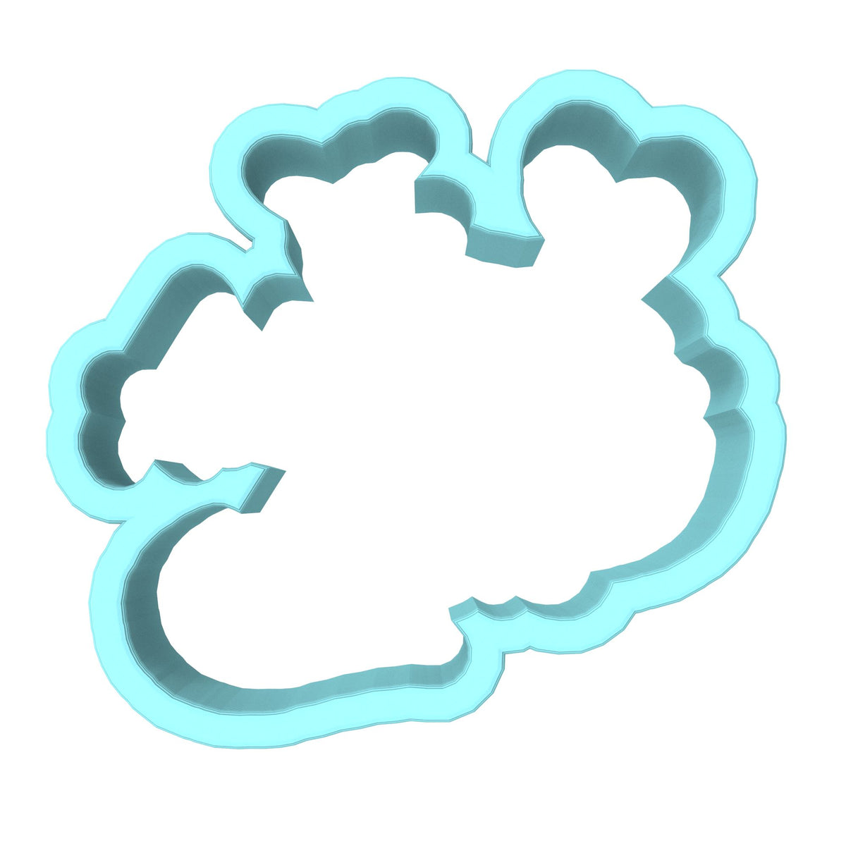 Adventure Awaits Cookie Cutter | Stamp | Stencil #1 Animals & Dinosaurs Cookie Cutter Lady MINI - 2 Inches (5cm) Cookie Cutter ONLY (Outline) 